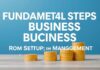 İşletme Başarısı için Temel Adımlar: Kurulumdan Yönetime Fundamental Steps for Business Success: From Setup to Management