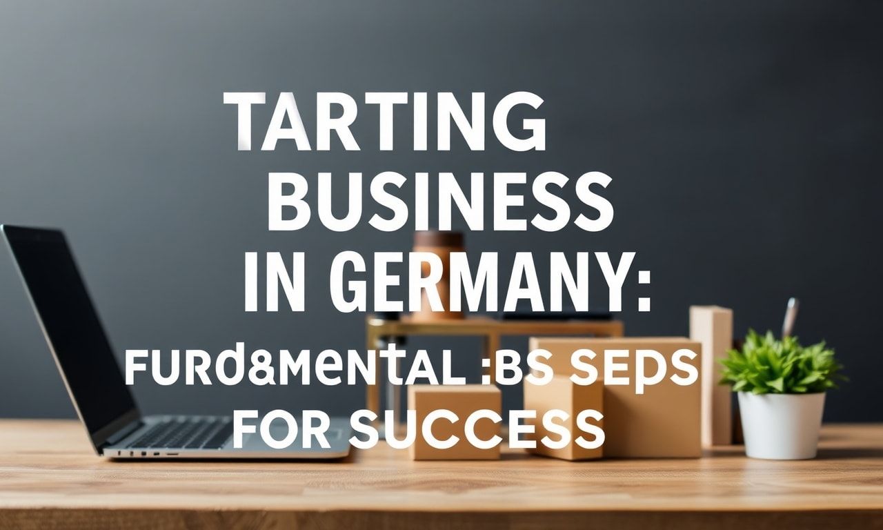 Almanya'da İş Kurma: Başarı İçin Temel Adımlar