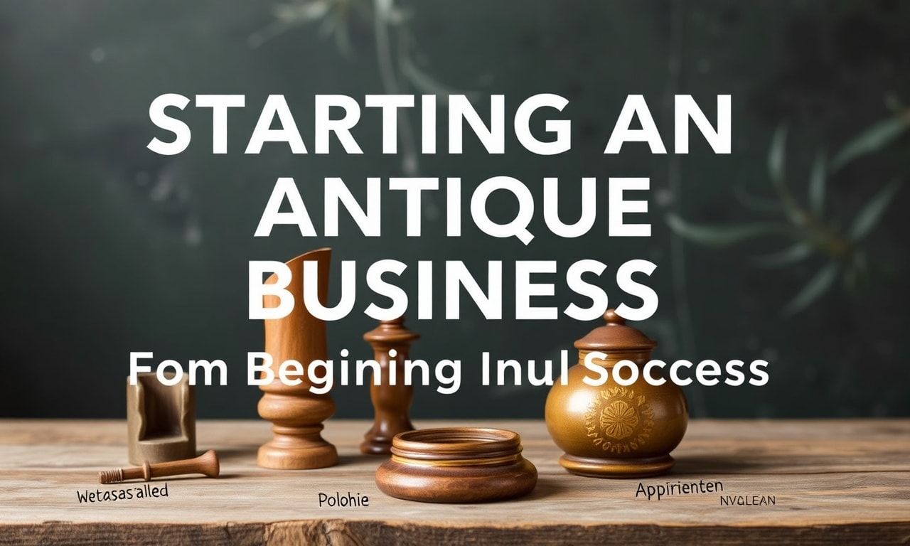 Antika Eşyalar ile İş Kurmak: Başlangıçtan Yükselişe