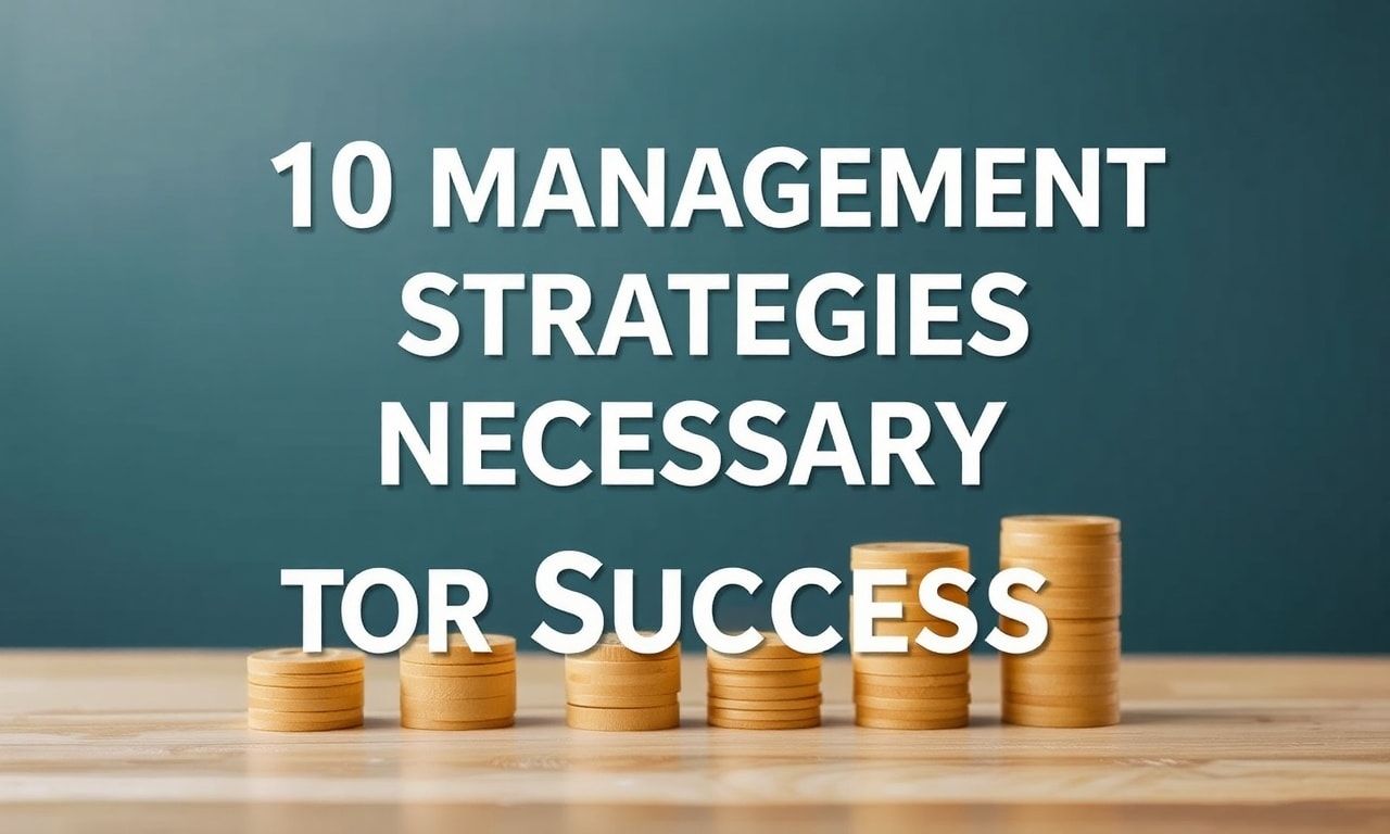 Başarı için Gerekli 10 Yönetim Stratejisi