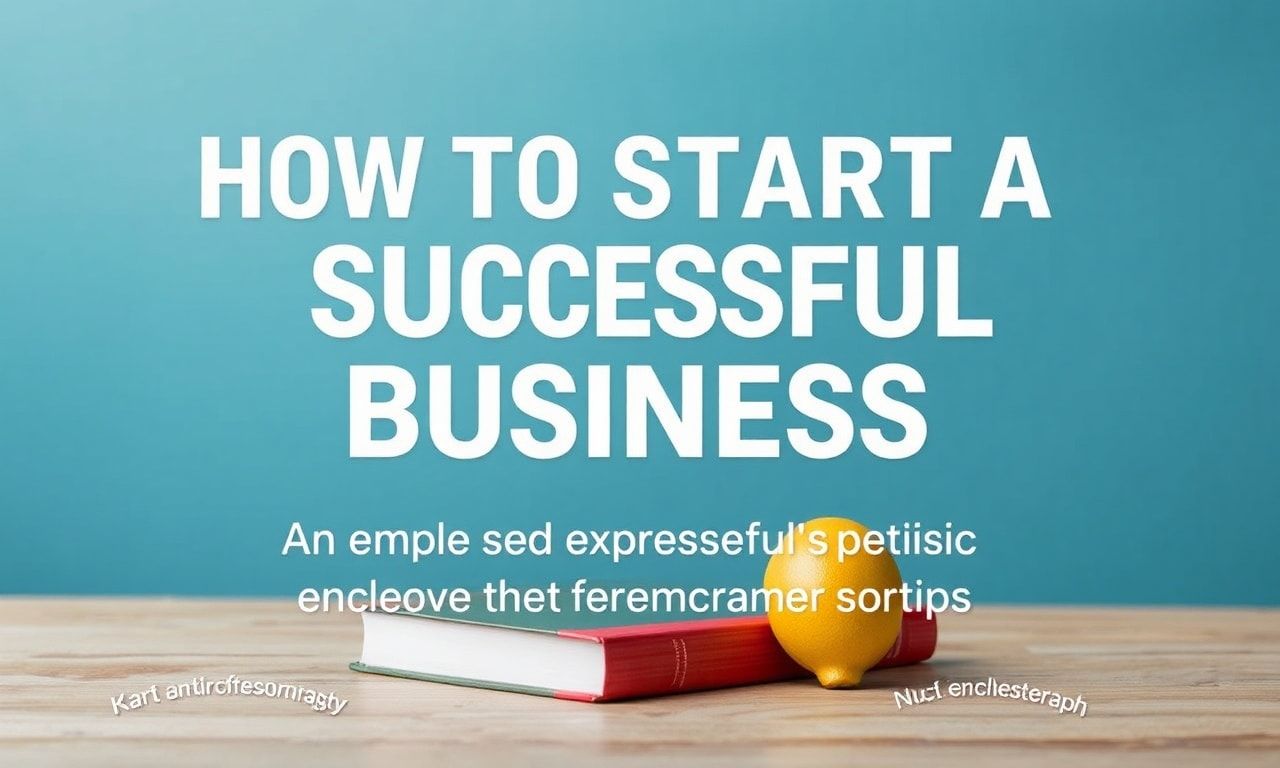 Başarılı Bir İşletme Nasıl Kurulur: İşletmecilik ve Başlangıç Kuruluşları için Rehber
