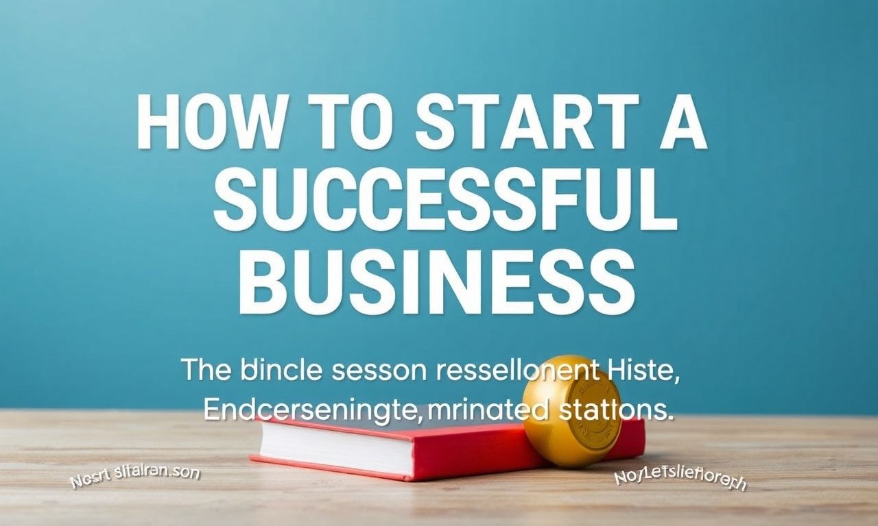 Başarılı Bir İşletme Nasıl Kurulur: İşletmecilik ve Başlangıç Kuruluşları için Rehber