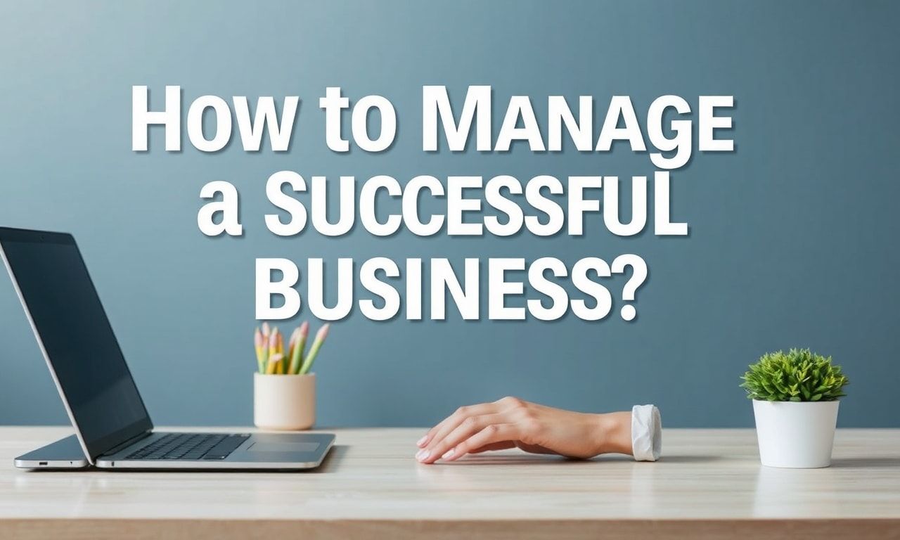 Başarılı Bir İşletmeyi Nasıl Yönetirsiniz?