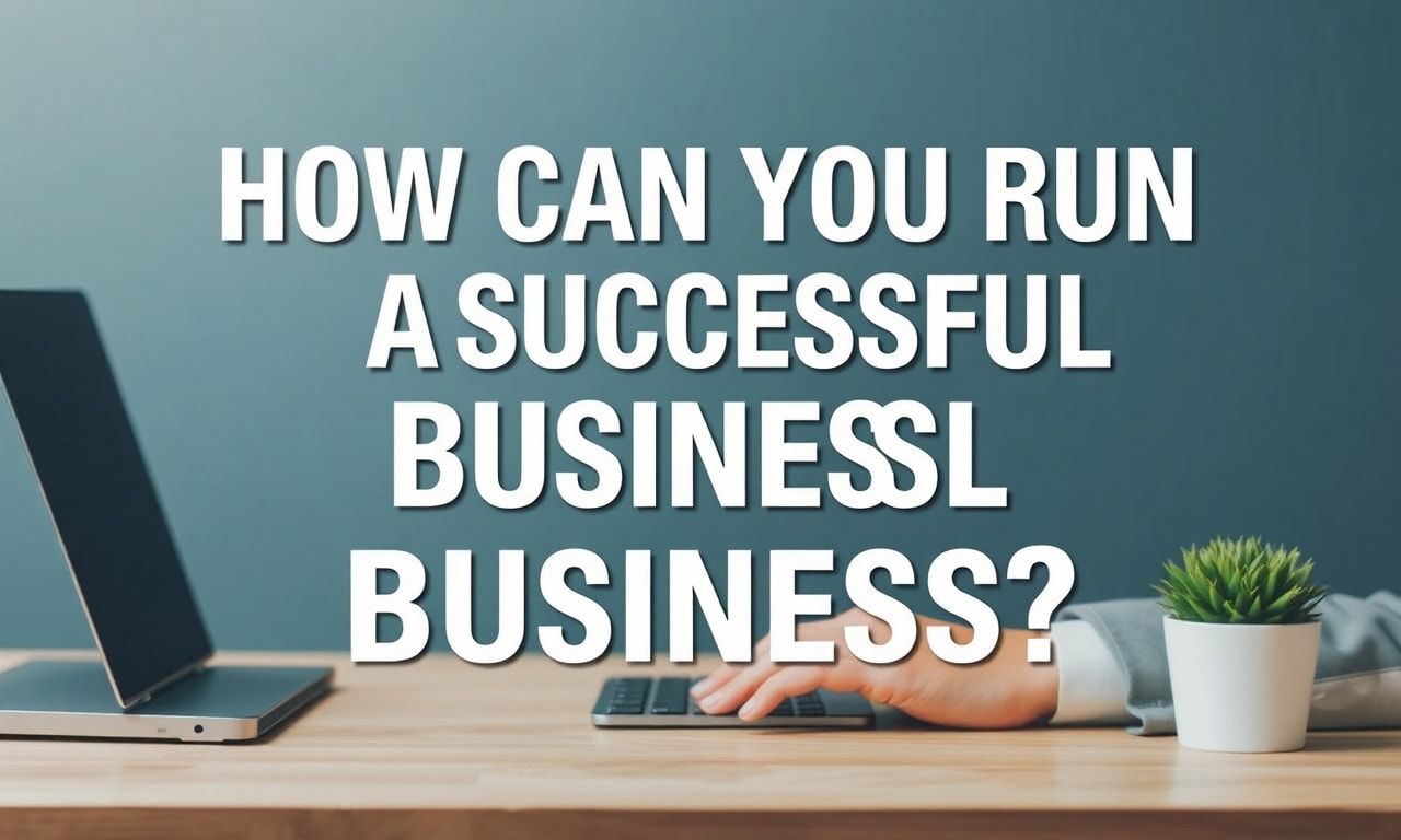 Başarılı Bir İşletmeyi Nasıl Yürütebilirsiniz?