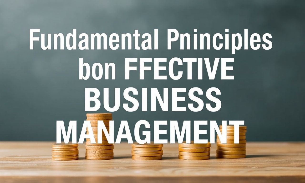 Başarılı İşletme Yönetimi İçin Temel İlkeler
