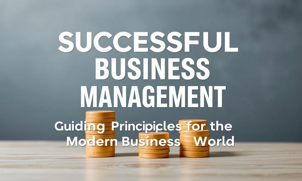 Başarılı İşletme Yönetimi: Modern İş Dünyası için Yönlendirici İlkeler