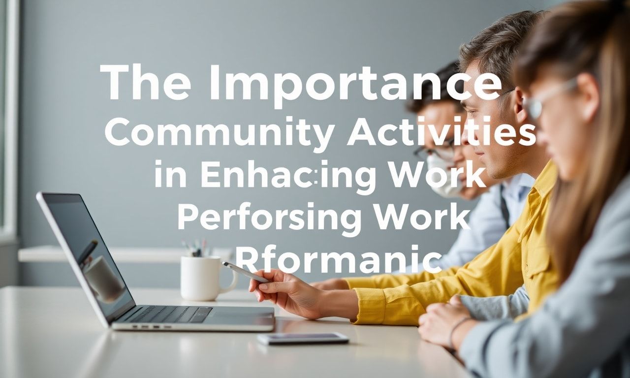 İş Başarısını Artırmak İçin Topluluk Etkinliklerinin Önemi