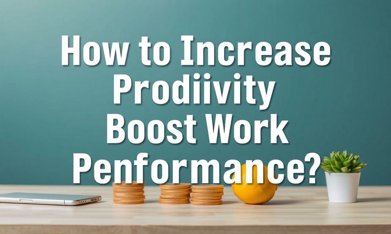 İş Başarısını Artırmak İçin Verimliliği Nasıl Artırırsınız?