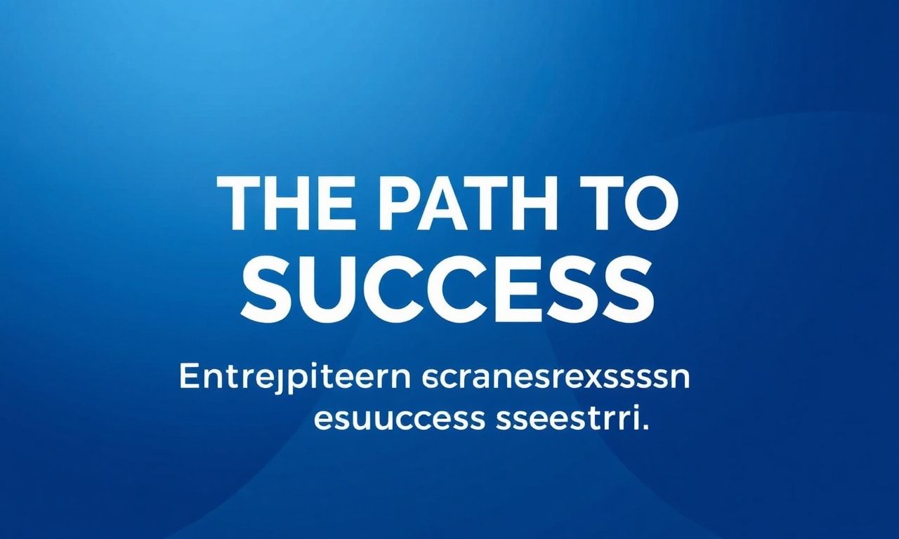 Başarı Yolu: İşletmecilik ve Başarı Öyküleri