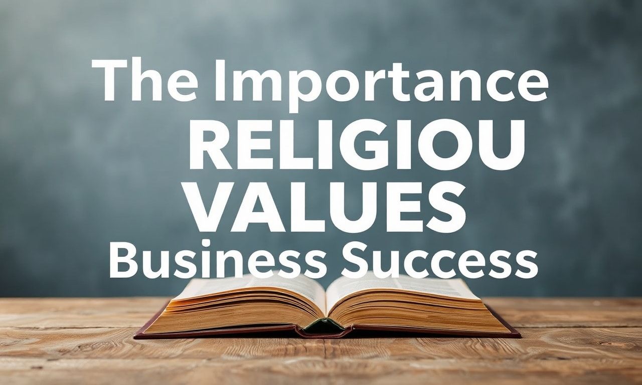 İşletme Başarısı için Dini Değerlerin Önemi