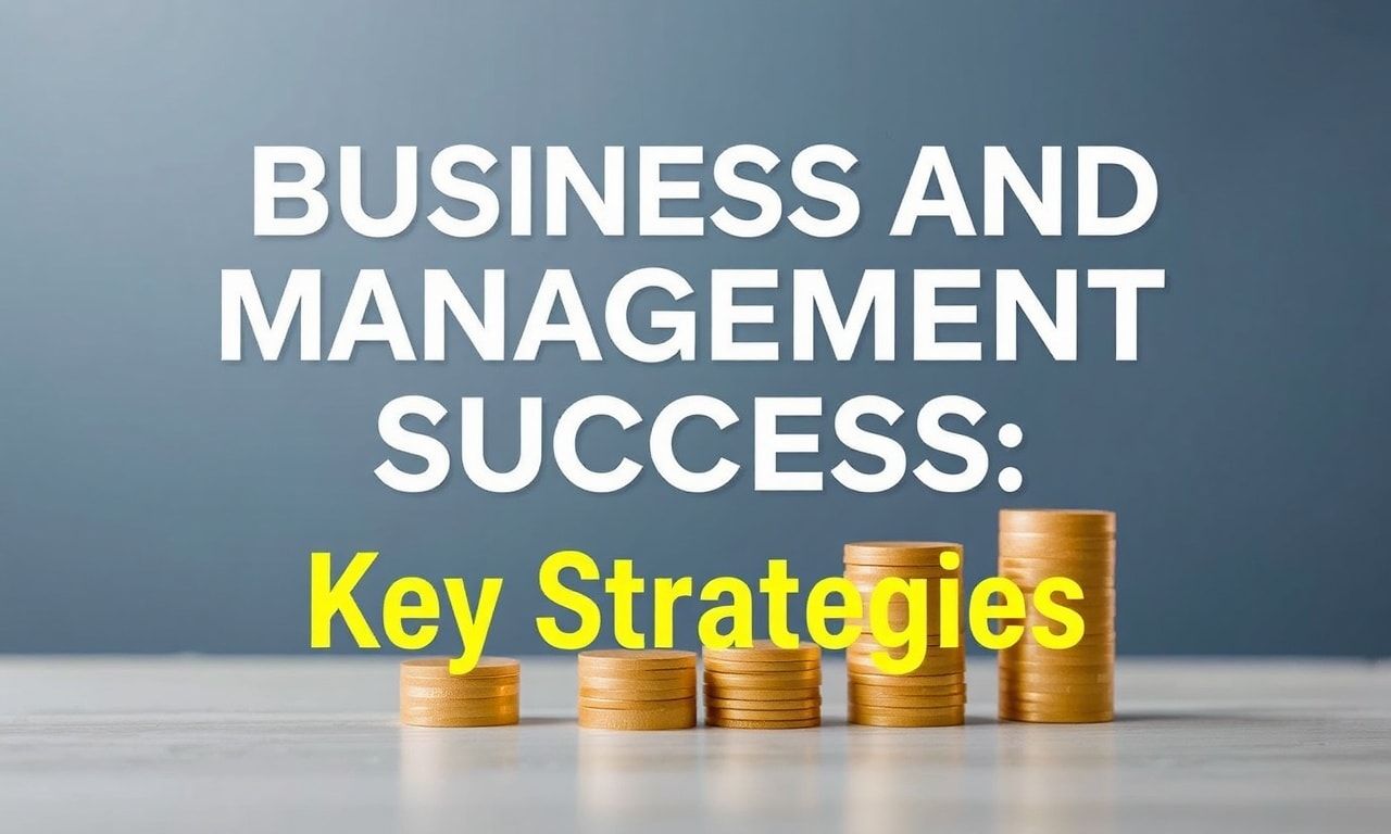 İşletmecilik ve Yönetimde Başarı: Anahtar Stratejiler